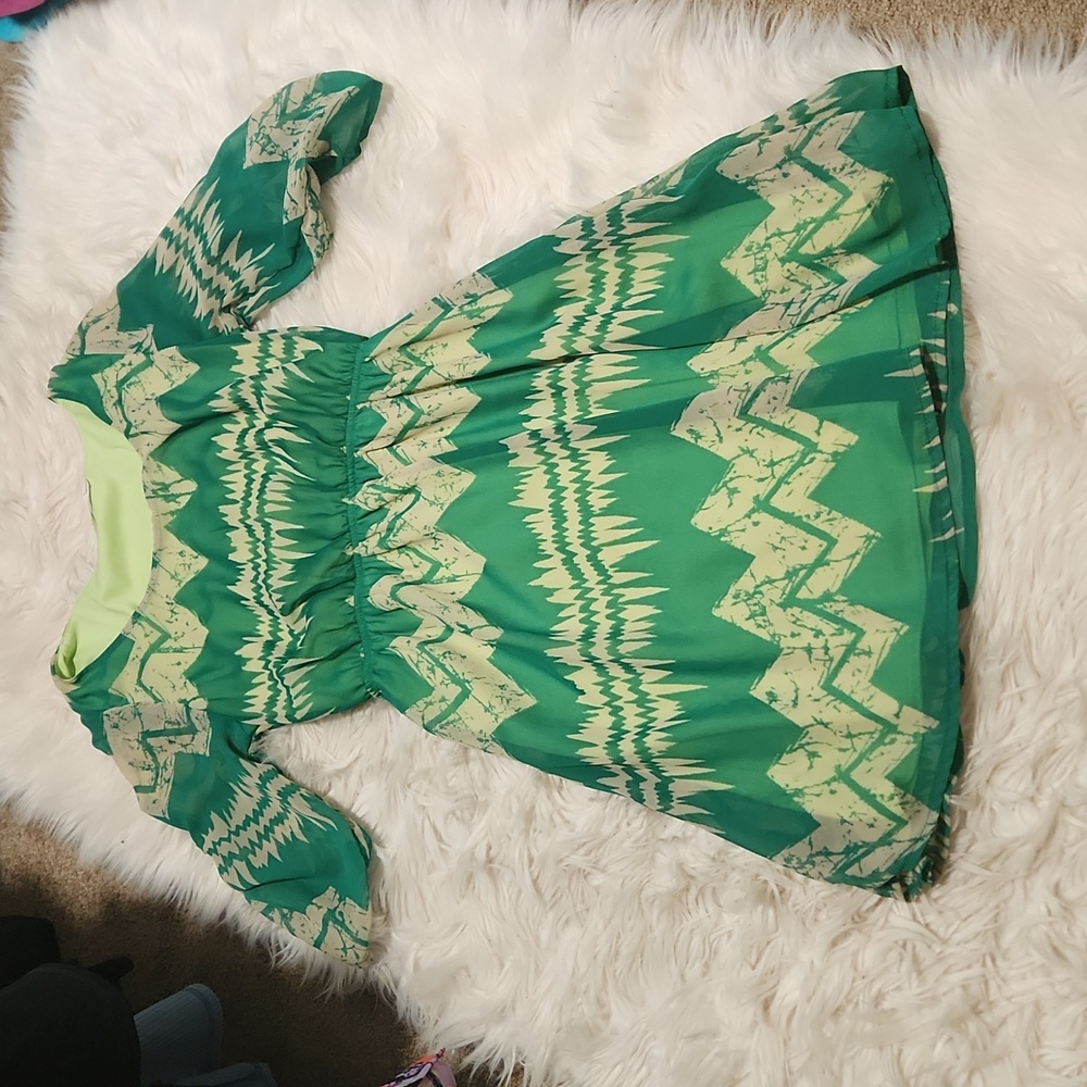 Peach Love Cream dress- no tag size- small